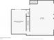 Floor plan showing the finished basement with stairs up to the garage at 3220 Casteel Rd, Marietta, GA 30062
