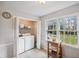 Laundry room with modern appliances, closet and view of the backyard at 3220 Casteel Rd, Marietta, GA 30062