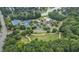 Aerial view of neighborhood amenities including tennis courts, pool and clubhouse at 2934 Mill Grove Ter, Dacula, GA 30019