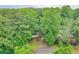 Scenic aerial view of the property nestled among lush trees at 3812 Clare Ct, Duluth, GA 30096