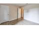 The bedroom showcases hardwood floors, fresh paint and ample closet space at 3812 Clare Ct, Duluth, GA 30096