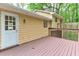 Spacious wooden deck providing access to the back of the house at 3812 Clare Ct, Duluth, GA 30096