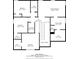 Upstairs floor plan showcases the primary and three bedrooms layout at 31 Village Trce, Rydal, GA 30171