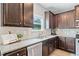Spacious kitchen boasts granite counters, ample cabinet space, and stainless steel dishwasher at 31 Village Trce, Rydal, GA 30171