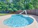 Private pool with slide, perfect for outdoor fun and relaxation at 3905 Pointer Rd, Loganville, GA 30052