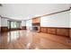 Spacious living room with fireplace and large windows at 3657 Linda Dr, Loganville, GA 30052