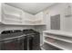 Convenient laundry room with modern appliances, built in shelving, and ample storage space at 800 Peachtree Ne St # 8612, Atlanta, GA 30308