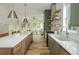 An open-concept kitchen with an island and stainless steel appliances at 38 Mildred Nw Pl, Atlanta, GA 30318
