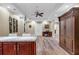 Open-concept living area with a seamless transition to a home office setup at 660 Briarleigh Way, Woodstock, GA 30189
