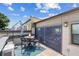 Outdoor patio area with comfortable seating and retractable screen at 1049 Brandsford Nw St # 27-01, Atlanta, GA 30318