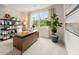 Bright home office featuring modern desk, stylish shelving, and ample natural light at 7223 Lacey Lot 146 Dr, Douglasville, GA 30134