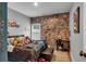 Fun bedroom featuring comic book wallpaper and a collection of stuffed animals on the bed at 3088 Hiram Sudie Road, Hiram, GA 30141
