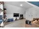 Bonus room featuring ample storage and dual TVs mounted for entertainment at 3088 Hiram Sudie Road, Hiram, GA 30141
