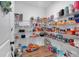 Walk-in pantry featuring lots of shelving, providing ample storage for food and household items at 3088 Hiram Sudie Road, Hiram, GA 30141