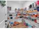 Spacious walk-in pantry with wire shelving providing ample storage for food and household items at 3088 Hiram Sudie Road, Hiram, GA 30141