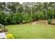 Expansive backyard with lush green lawn and mature trees at 188 Macedonia Rd, White, GA 30184