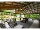 Aesthetic covered patio with backyard view at 188 Macedonia Rd, White, GA 30184