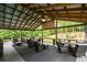 Aesthetic covered patio with natural outdoor view at 188 Macedonia Rd, White, GA 30184