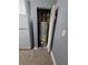 A utility closet contains a water heater, with a white louvered door at 2802 3Rd Sw Ave, Atlanta, GA 30315