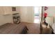 Neutral bedroom with a twin bed, carpet, and white trim at 414 Norton Xing, Woodstock, GA 30188