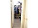 Well-organized walk-in closet featuring shelves and hanging space at 414 Norton Xing, Woodstock, GA 30188