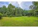 Expansive backyard with mature trees providing ample shade and privacy for outdoor enjoyment at 4829 Moon Rd, Powder Springs, GA 30127