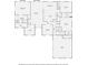 Detailed first-floor plan showcasing the layout of a 5874 sq ft home including a garage at 4829 Moon Rd, Powder Springs, GA 30127