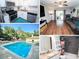 Image collage of the property including kitchen, living room, pool, and bathroom at 5400 Roswell Rd # K2, Atlanta, GA 30342