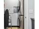 Convenient laundry area equipped with a stacked washer and dryer to maximize space efficiency at 390 17Th Nw St # 6055, Atlanta, GA 30363