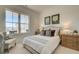 Bright bedroom with large window features comfortable decor, natural light, and ample space at 7310 Winderlea Ln, Cumming, GA 30040