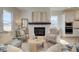 Bright living room with lots of natural light, stylish furniture, and a fireplace that creates a welcoming space at 7310 Winderlea Ln, Cumming, GA 30040