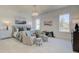 Serene bedroom with a chandelier, accent chairs and soft color palette for a relaxing atmosphere at 7310 Winderlea Ln, Cumming, GA 30040