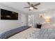 Well-lit bedroom offering a modern ceiling fan and a ceiling fan at 2169 Lanier Harbor Pt, Buford, GA 30518