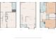 Detailed floor plan illustrating the layout of each level at 651 Coligny Ct, Atlanta, GA 30350