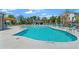 Large community pool with plenty of lounge chairs, a covered pavilion, and clear blue water, ideal for summer fun at 626 Skytop Dr # 159, Cumming, GA 30040