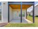 Concrete back patio showing access to the backyard at 4035 Starwood Dr, Cumming, GA 30028