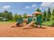 Community playground featuring slides, climbing structures, and shaded areas at 4035 Starwood Dr, Cumming, GA 30028
