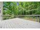 Spacious wooden deck overlooking the backyard at 4528 Lashley Ne Ct, Marietta, GA 30068