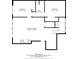Floor plan of a lower level, including recreation room, bedrooms, and bathroom layouts with dimensions at 4528 Lashley Ne Ct, Marietta, GA 30068