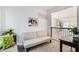 Cozy loft space with seating area, decor, and views of the staircase at 2512 Halcyon Way, Lawrenceville, GA 30044