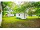 Spacious backyard featuring two storage sheds, perfect for extra storage or hobbies at 6539 E Strickland St, Douglasville, GA 30134