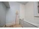 Bathroom showing a bath tub and pipes at 6539 E Strickland St, Douglasville, GA 30134