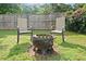 Cozy backyard with a fire pit and comfortable seating, perfect for relaxing evenings at 2767 Nw Magnolia Creek Dr, Kennesaw, GA 30152