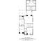 Upstairs floor plan showing bedroom and bathroom layouts and dimensions at 2941 Elizabeth Se St, Smyrna, GA 30080