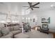 Bright and open living room with stylish furniture, a neutral color scheme, and hardwood floors at 2941 Elizabeth Se St, Smyrna, GA 30080