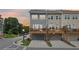 Beautiful townhome exterior with a private deck and garage in a desirable neighborhood at 2501 Painted Buckeye Chase Se, Smyrna, GA 30080