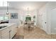 Kitchen with an eat-in dining area and lots of natural light at 1670 Burnt Oak Way, Dacula, GA 30019