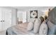 Bright bedroom features neutral decor, plush bedding, and stylish accents for a cozy atmosphere at 510 Oak Dr, Hapeville, GA 30354