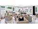 Spacious living room with modern furnishings and decor, including a geometric rug and stylish seating at 510 Oak Dr, Hapeville, GA 30354