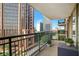 Enjoy these stunning city views from your private balcony at 620 Peachtree Ne St # 911, Atlanta, GA 30308